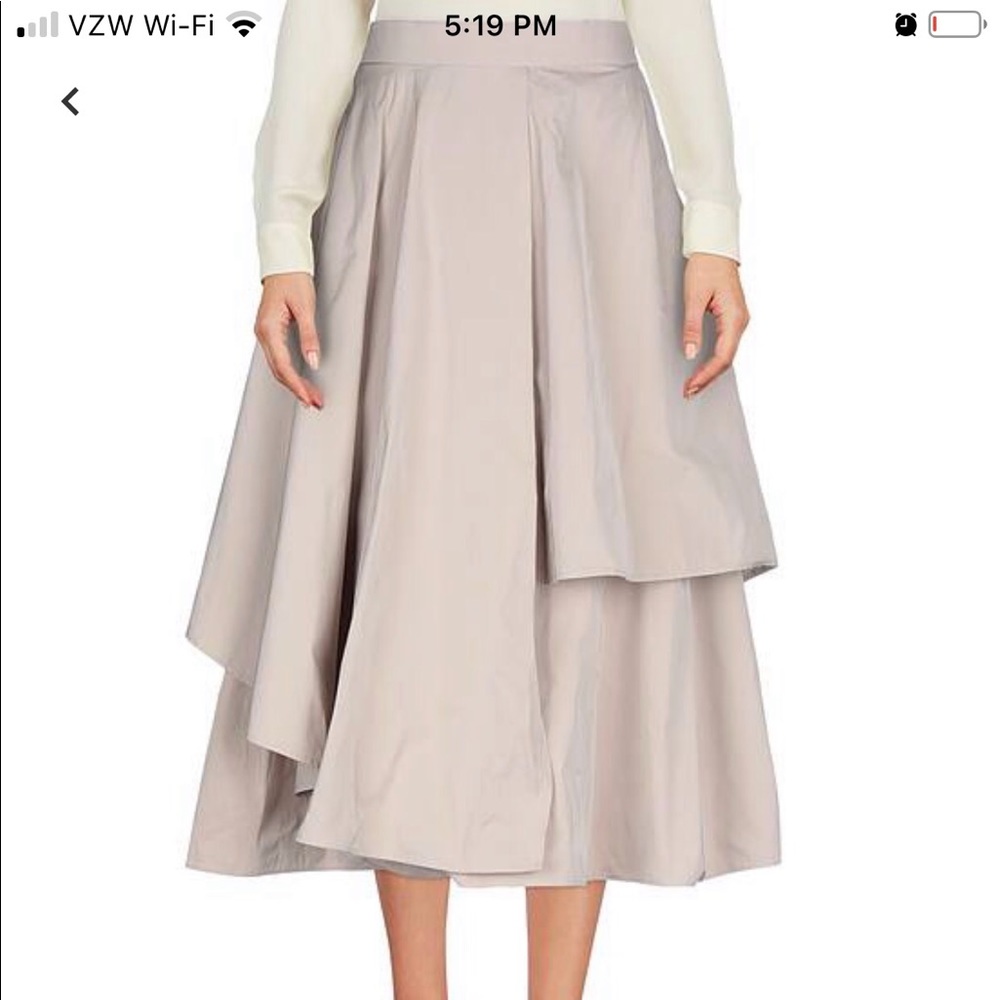 Peserico taffeta skirt. Size 6. NWT.